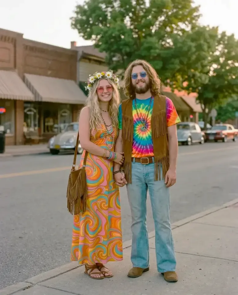 hippy formal dresses Fashion Party 1960s Vintage How To Host A 1960s Themed Party: A 10-Step long sleeveless dress